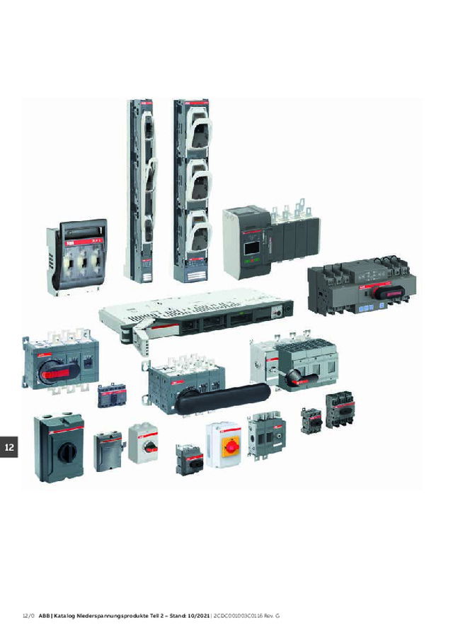 Lasttrennschalter und Schaltleisten