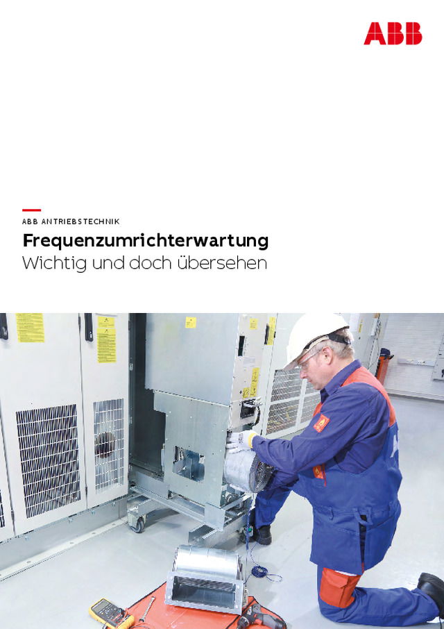Frequenzumrichterwartung