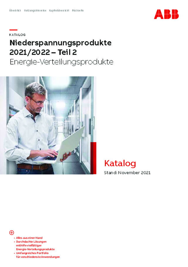 Niederspannungsprodukte 2021/2022 – Teil 2