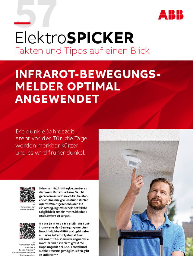 Infrarot-Bewegungsmelder optimal angewendet