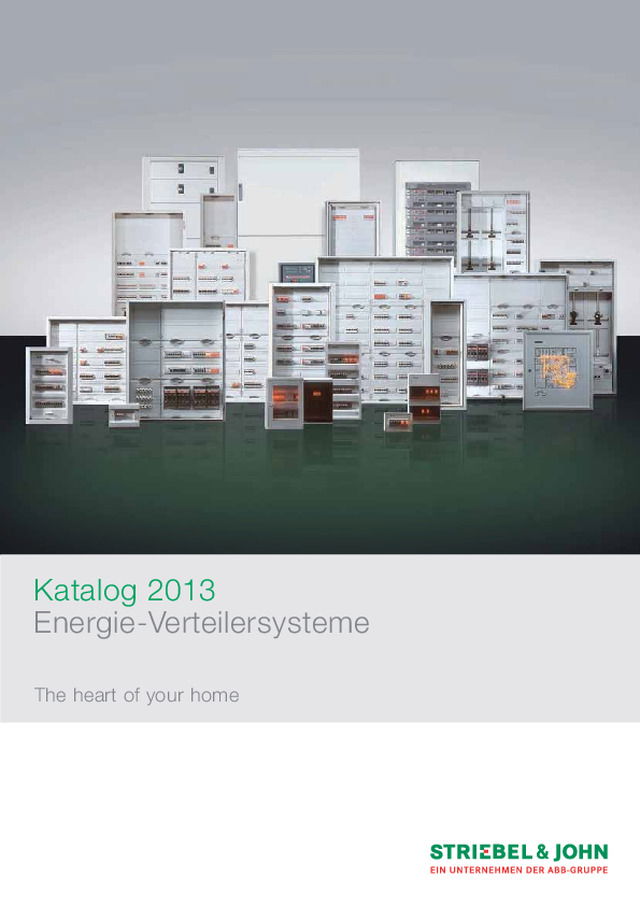 Katalog 2013 Energie-Verteilersysteme