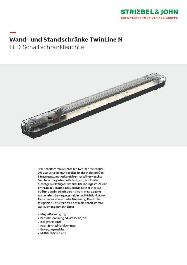Wand- und Standschränke TwinLine N