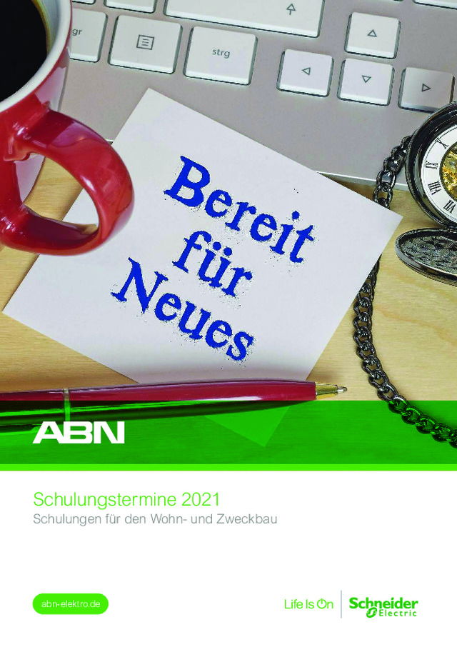 ABN Schulungstermine 2021