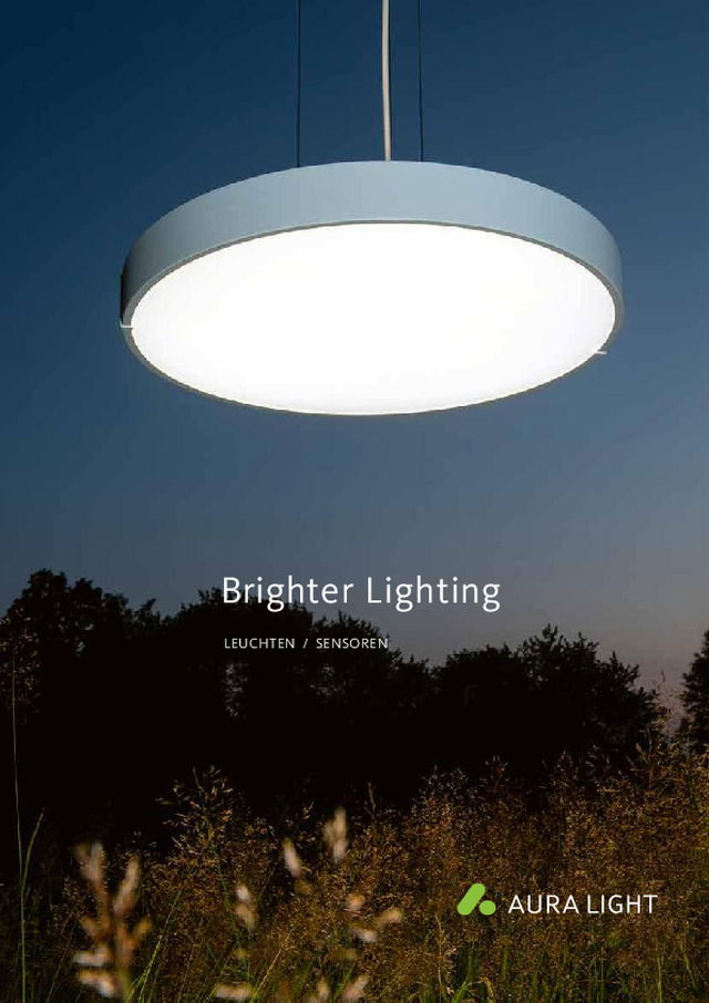 Aura Light Gesamtkatalog LEUCHTEN & SENSOREN