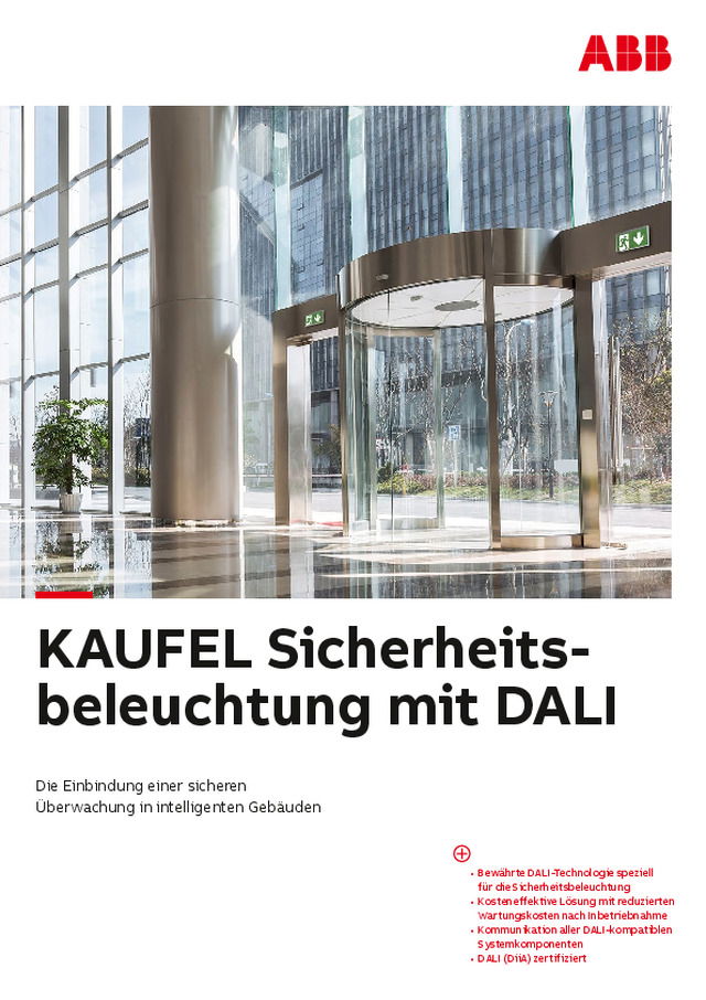 KAUFEL Sicherheits- beleuchtung mit DALI
