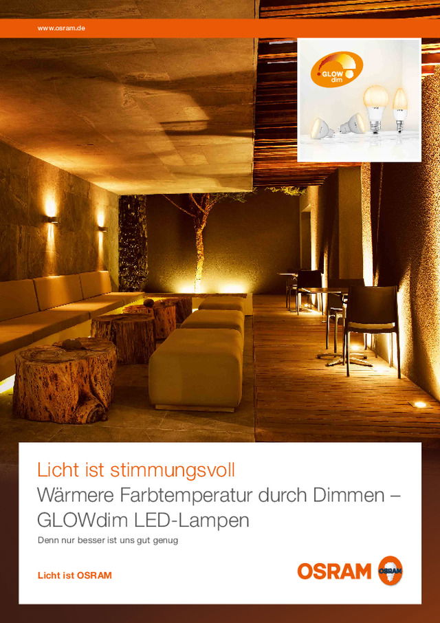 GLOWdim LED-Lampen