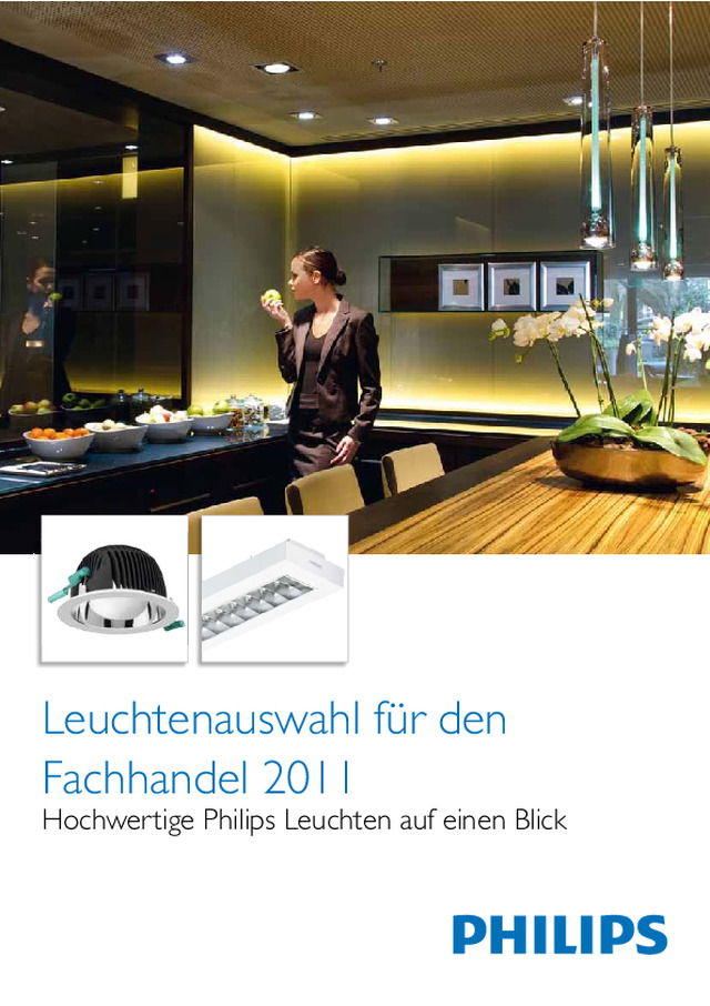 Leuchtenauswahl für den Fachhandel