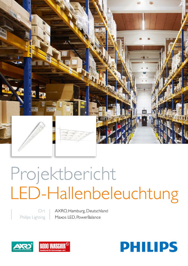 Philips Projektbericht LED-Hallenbeleuchtung