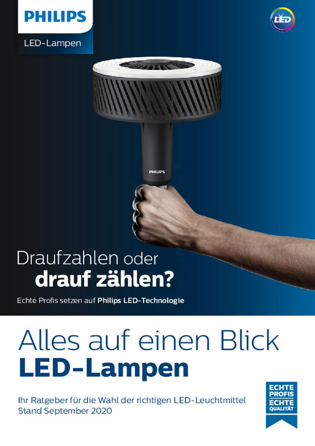 Alles auf einen Blick - LED Lampen
