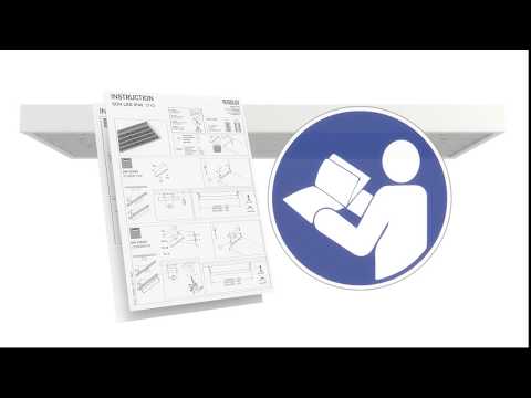 Montage "sportler" LED-Hallenleuchte für Sportstätten