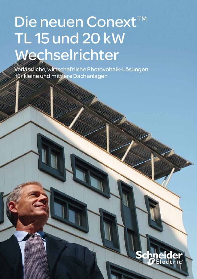 Broschüre Conext TL