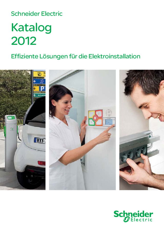Katalog 2012: Effiziente Lösungen für die Elektroinstallation