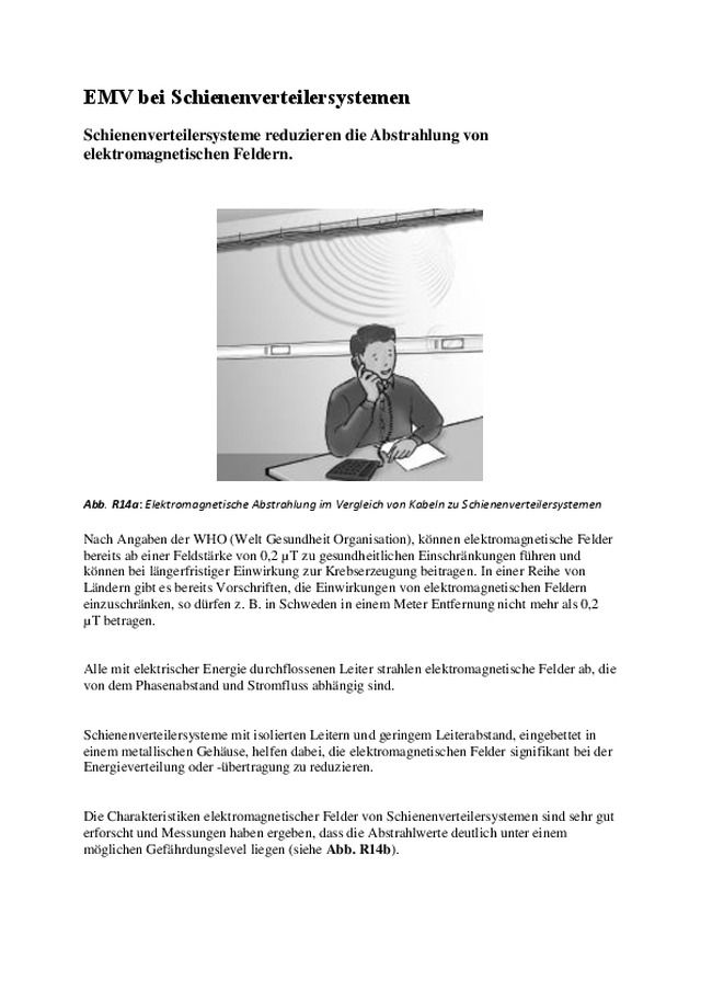 Grundlagenreihe EMV-Richtlinien - Teil 3: EMV bei Schienenverteilersystemen und Implementierung geschirmter Kabel