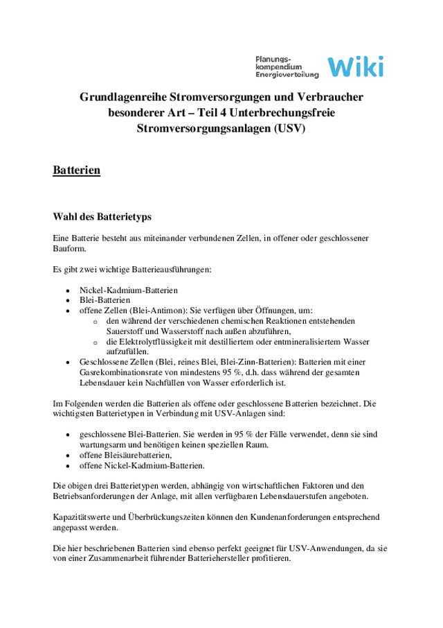 Grundlagenreihe Stromversorgungen und Verbraucher besonderer Art – Teil 4