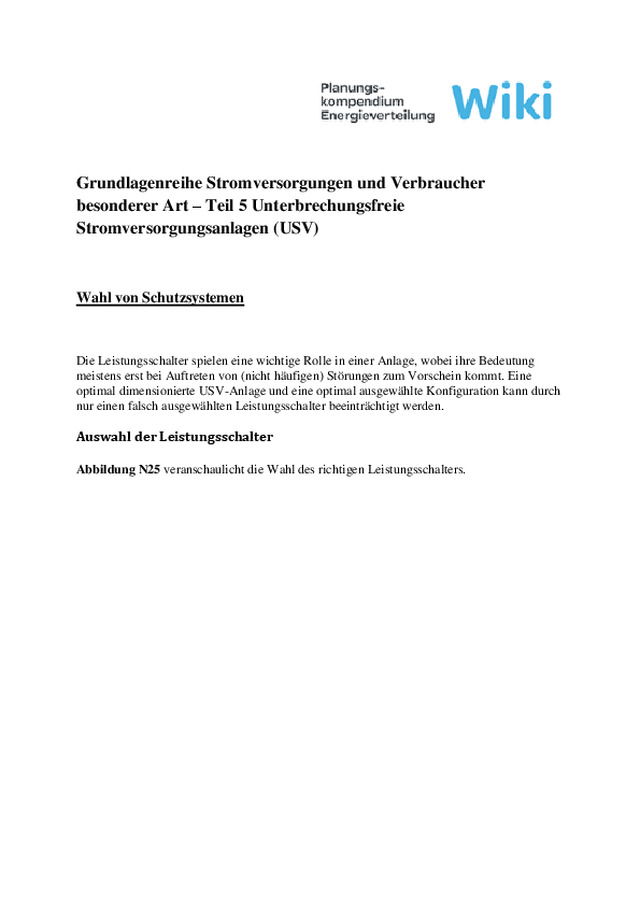 Grundlagenreihe Stromversorgungen und Verbraucher besonderer Art – Teil 5