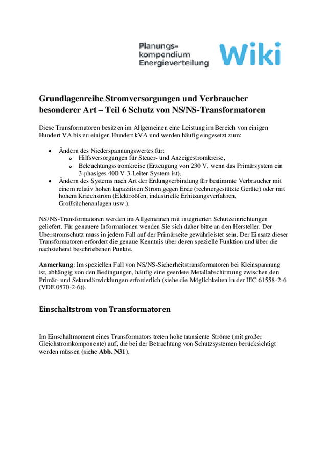 Grundlagenreihe Stromversorgungen und Verbraucher besonderer Art – Teil 6