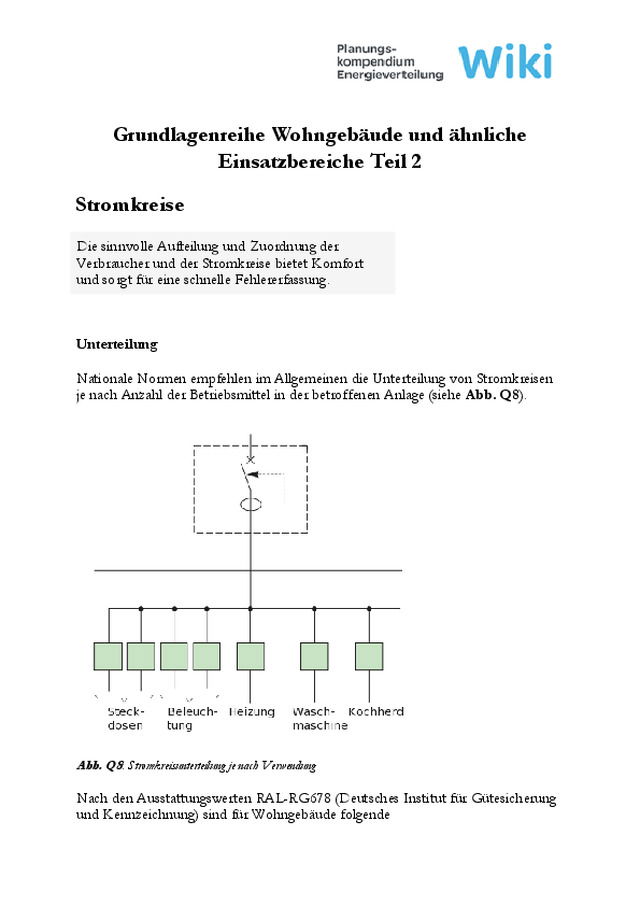 Grundlagenreihe Wohngebäude und ähnliche Einsatzbereiche Teil 2