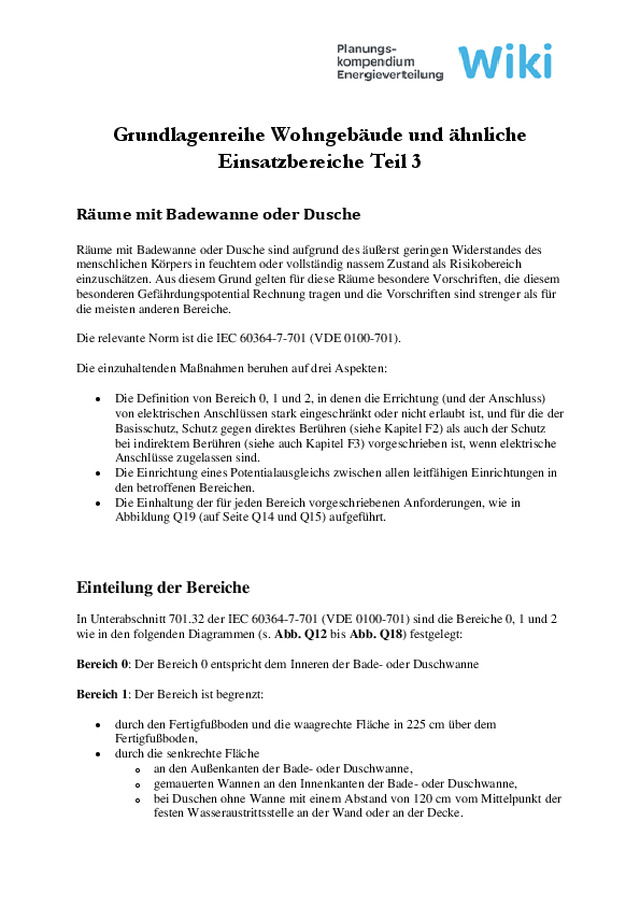 Grundlagenreihe Wohngebäude und ähnliche Einsatzbereiche Teil 3