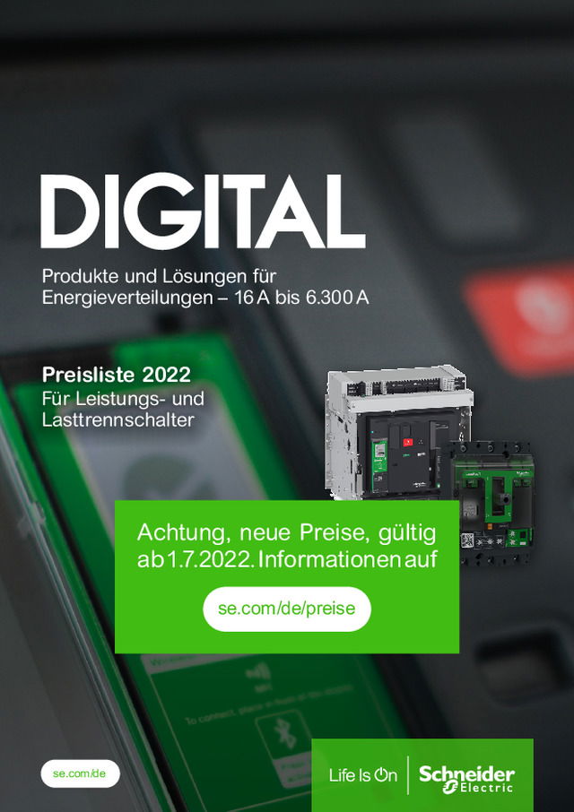 Produkte und Lösungen für Energieverteilungen – 16 A bis 6.300 A