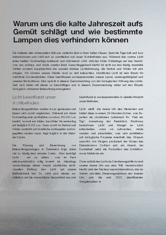 Warum der Winter uns traurig macht und wie wir dies verhindern können