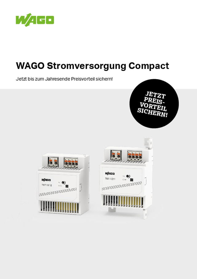 WAGO Stromversorgung Compact