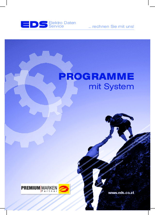 EDS - Programme mit System