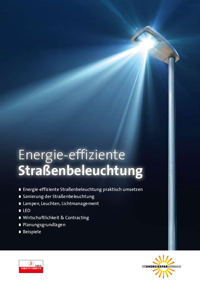 Energieeffiziente Strassenbeleuchtung