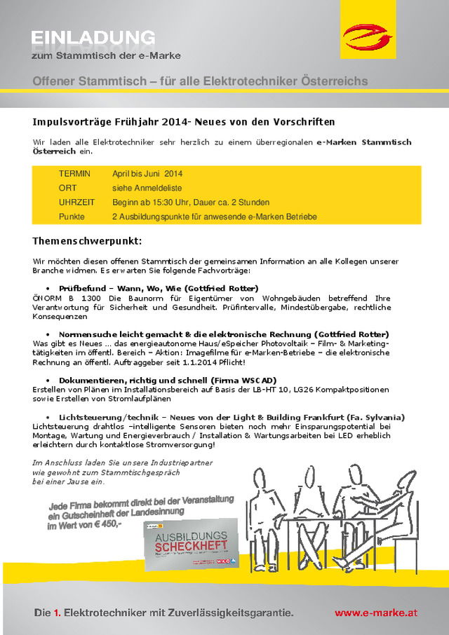 e-Marke Stammtisch