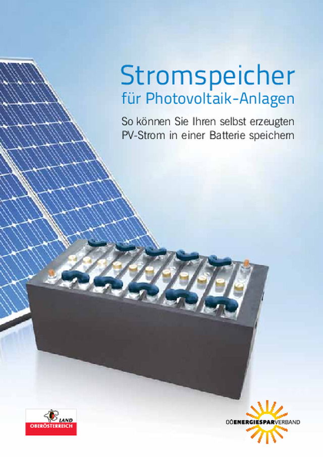 Stromspeicher für Photovoltaik-Anlagen 2015