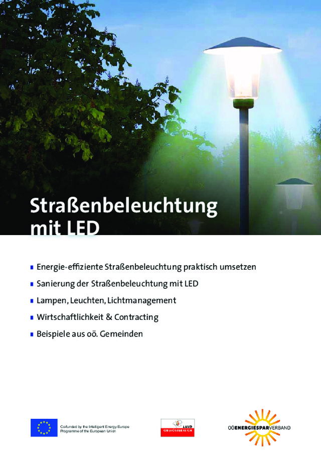 Straßenbeleuchtung mit LED