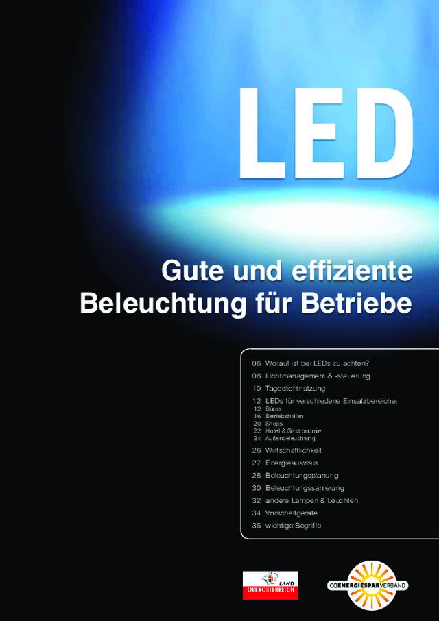 Gute und effiziente  Beleuchtung für Betriebe