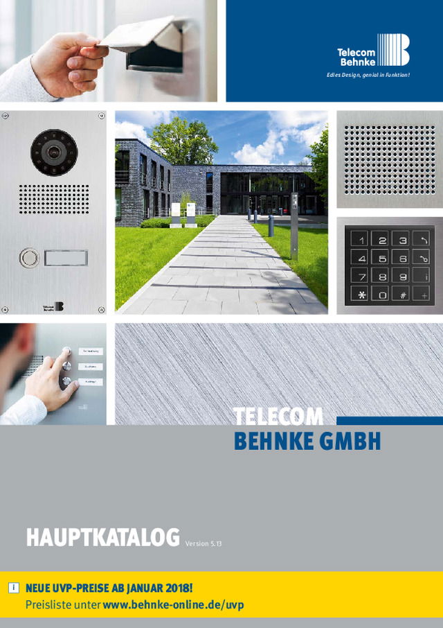 Telecom Behnke GmbH Hauptkatalog