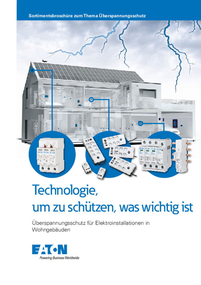 Überspannungsschutz für Elektroinstallationen in Wohngebäuden