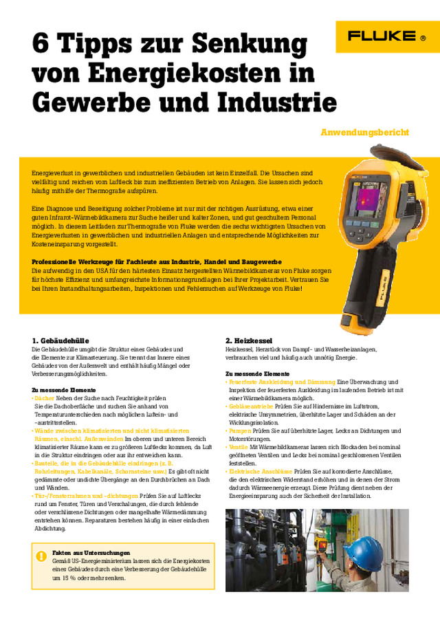 6 Tipps zur Senkung von Energiekosten in Gewerbe und Industrie
