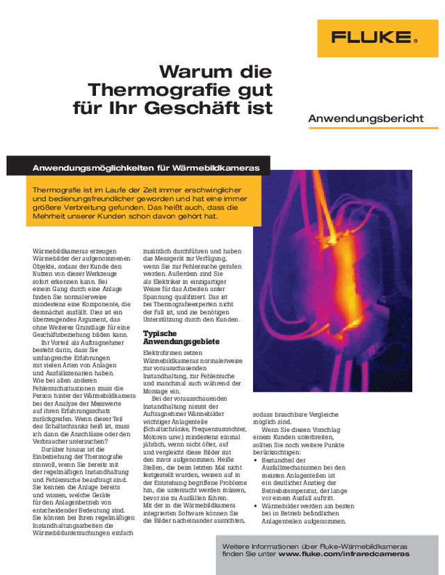 Warum die Thermografie gut für Ihr Geschäft ist