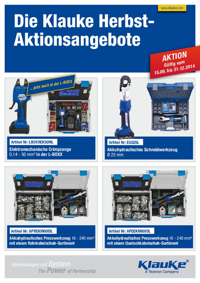 Klauke Herbstangebote