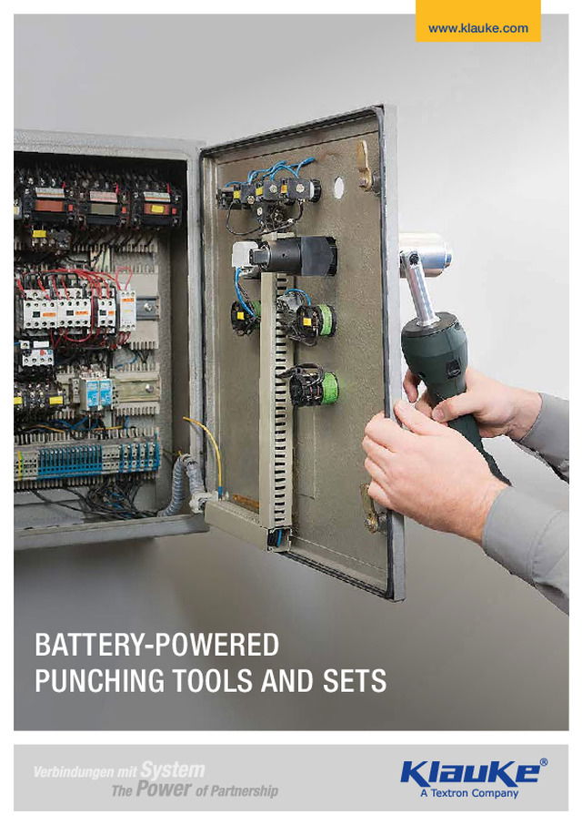 BATTERY-POWERED PUNCHING TOOLS AND SETS