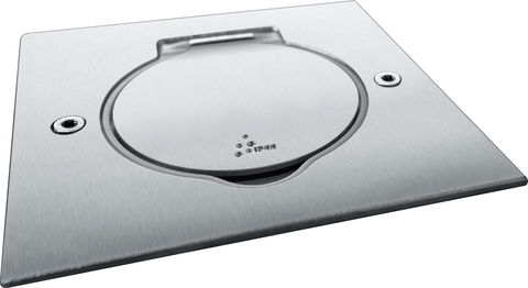 Bodensteckdose Platinum von Legrand – Vielseitig, edel, schlagfest