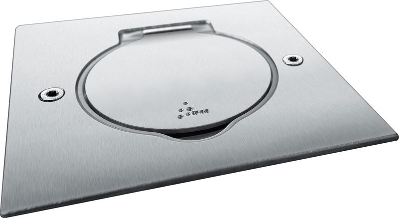 Bodensteckdose Platinum von Legrand – Vielseitig, edel, schlagfest