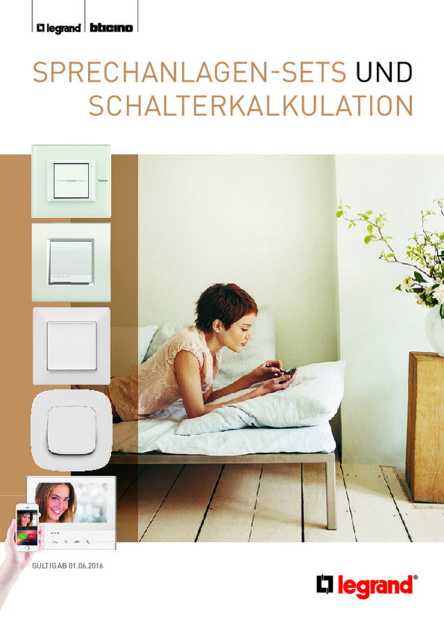 SPRECHANLAGEN-SETS UND SCHALTERKALKULATION