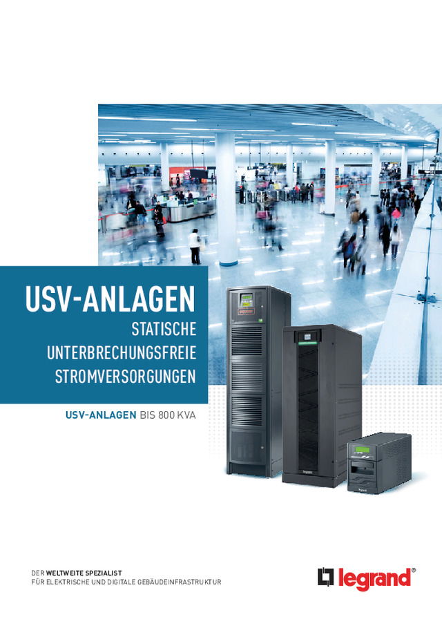 USV-Anlagen bis 800 KVA