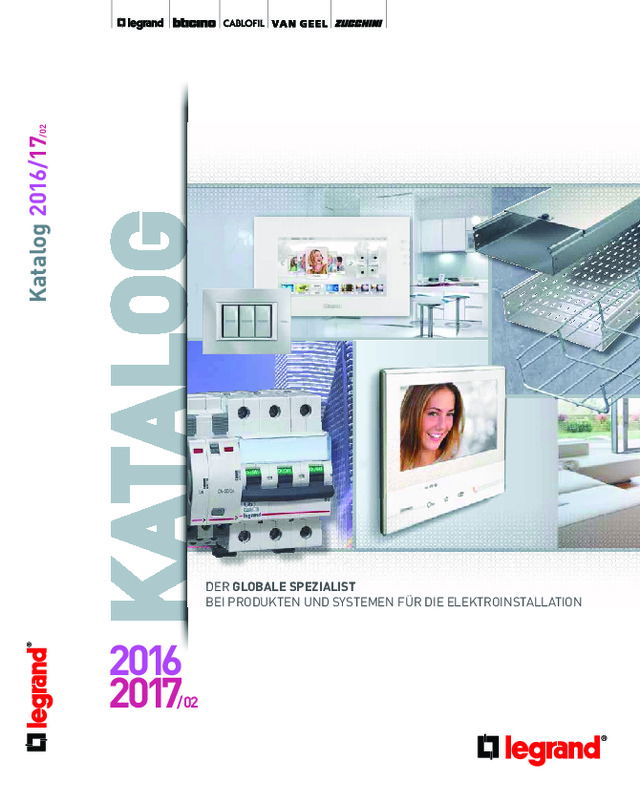 Legrand Hauptkatalog 2016/17/02