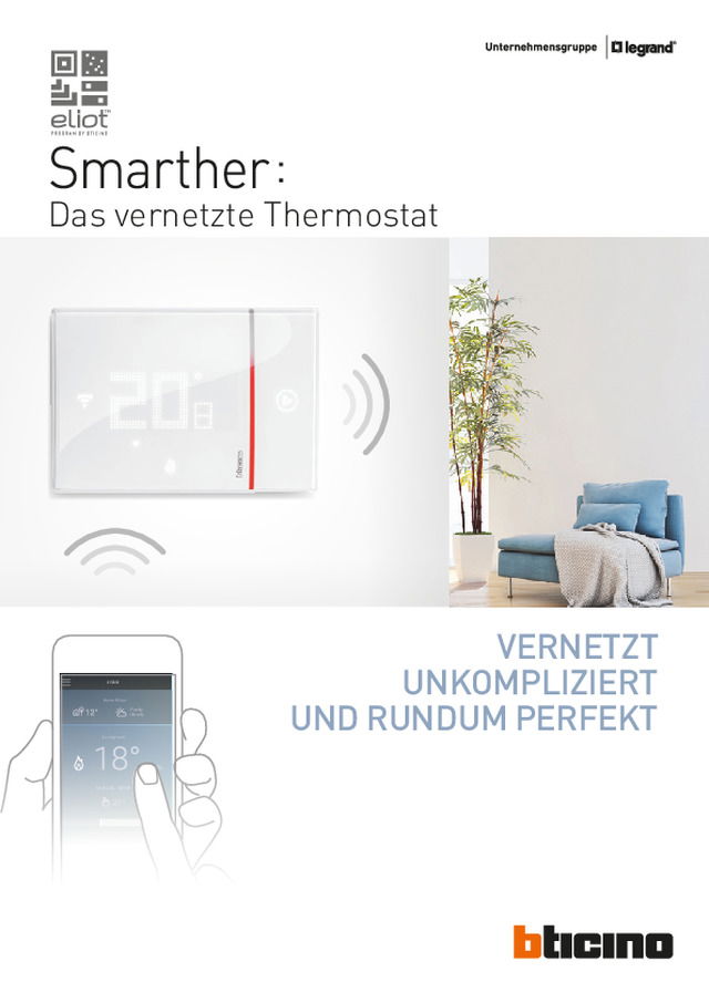 Smarther: Das vernetzte Thermostat