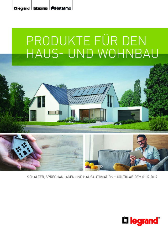 Produkte für den Haus- und Wohnbau