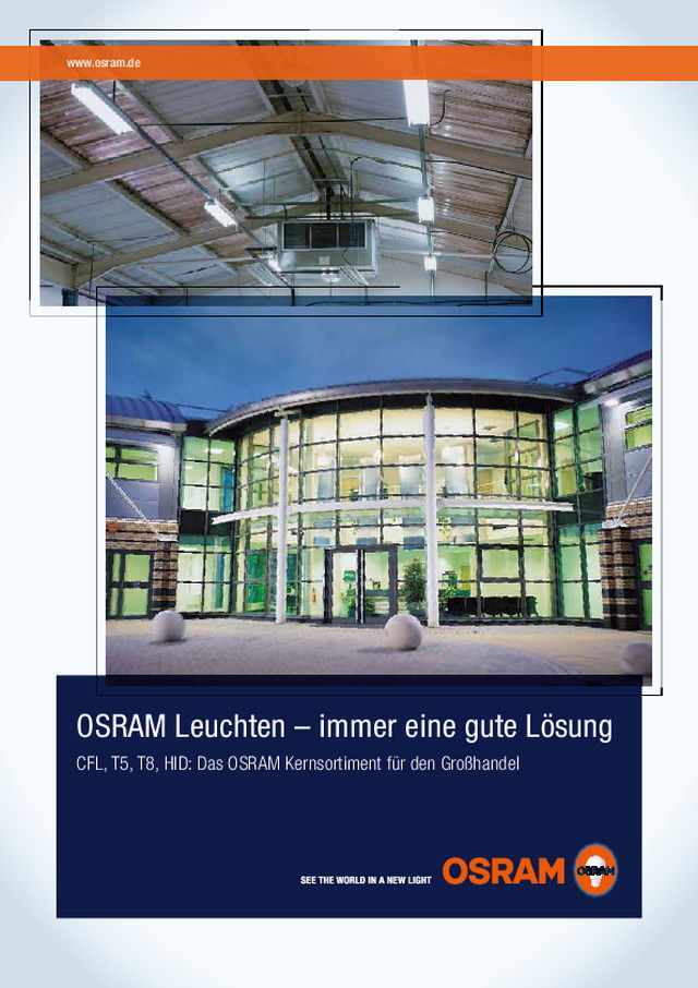 Das OSRAM Kernsortiment für den Großhandel