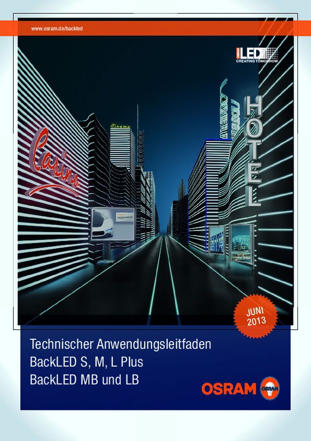 BackLED S, M, L Plus BackLED MB und LB