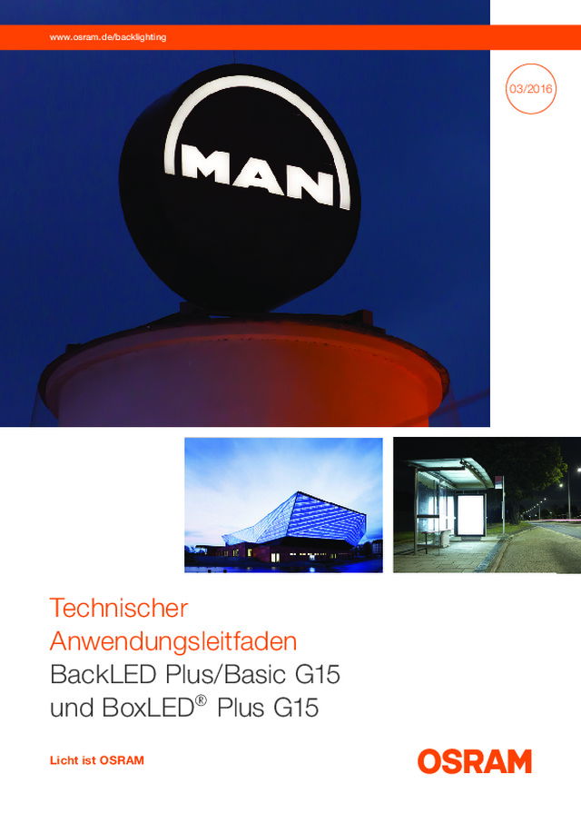 BackLED Plus/Basic G15 und BoxLED® Plus G15