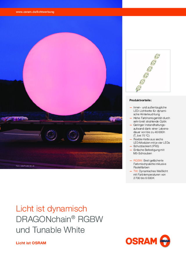 Licht ist dynamisch