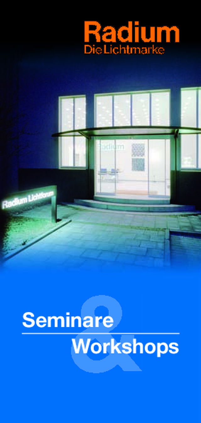 Radium Seminarplaner 2013