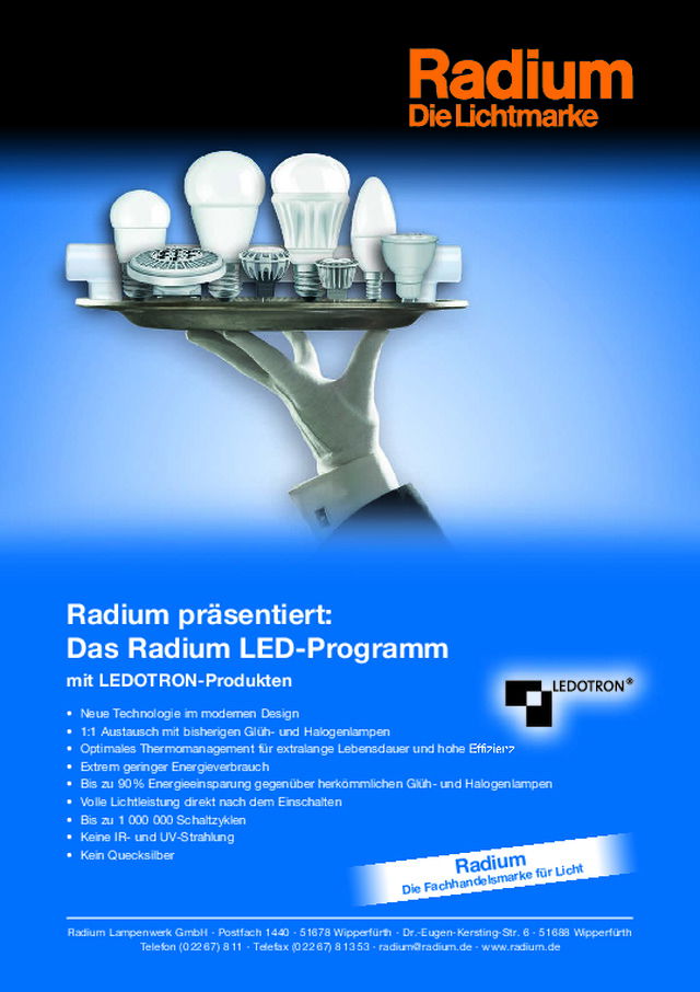 Das Radium LED-Programm